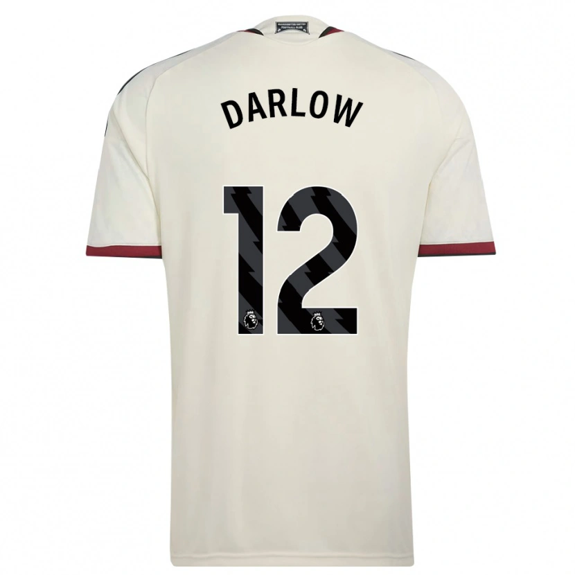 Danxen Dětské Karl Darlow #12 Béžová Černá Červená Třetí Hráčské Dresy 2026/27 Dres