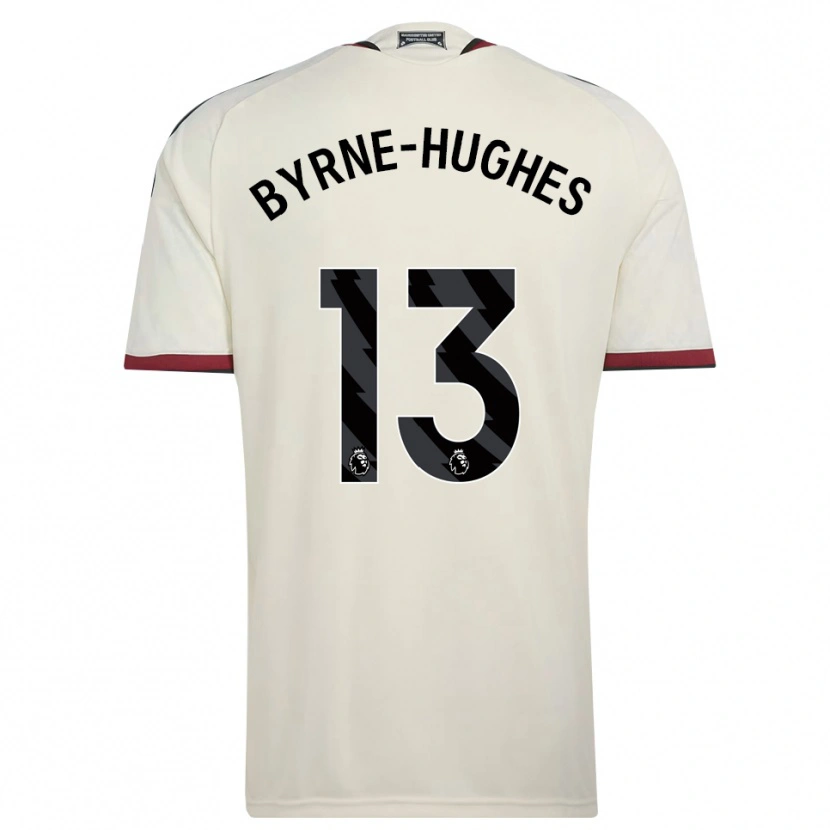 Danxen Dětské Cameron Byrne-Hughes #13 Béžová Černá Červená Třetí Hráčské Dresy 2026/27 Dres