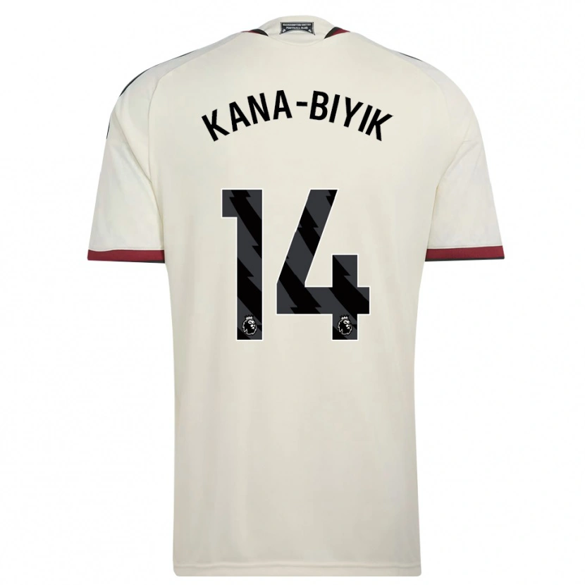 Danxen Dětské Enzo Kana-Biyik #14 Béžová Černá Červená Třetí Hráčské Dresy 2026/27 Dres