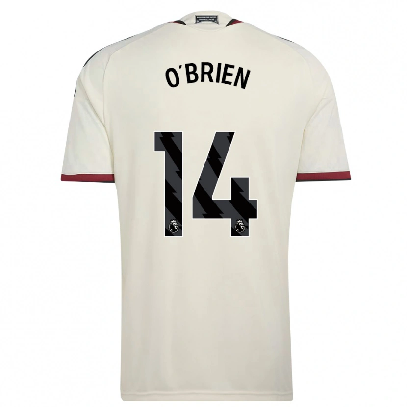 Danxen Dětské Sam O'brien #14 Béžová Černá Červená Třetí Hráčské Dresy 2026/27 Dres
