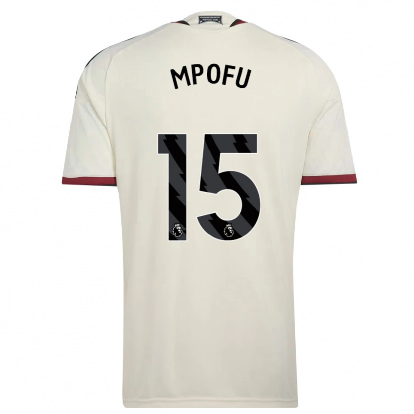 Danxen Dětské Camron Mpofu #15 Béžová Černá Červená Třetí Hráčské Dresy 2026/27 Dres