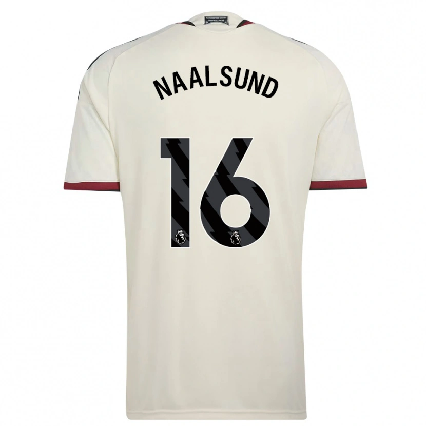 Danxen Dětské Lisa Naalsund #16 Béžová Černá Červená Třetí Hráčské Dresy 2026/27 Dres