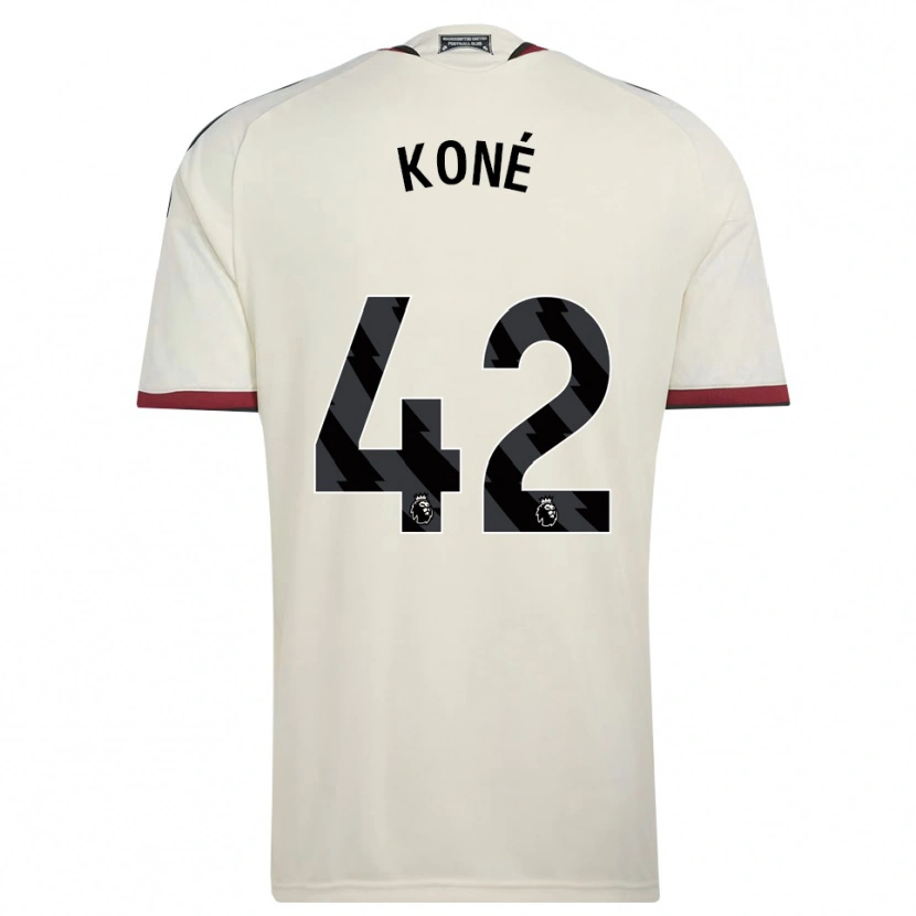 Danxen Dětské Sékou Koné #42 Béžová Černá Červená Třetí Hráčské Dresy 2026/27 Dres