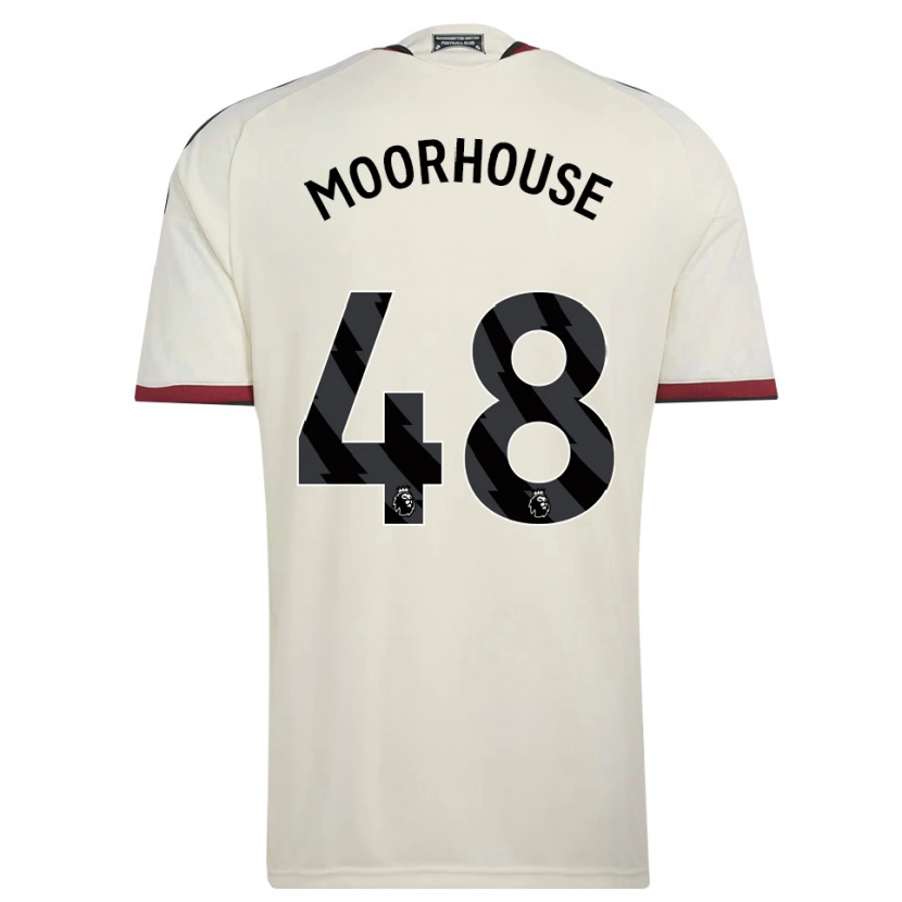 Danxen Dětské Jack Moorhouse #48 Béžová Černá Červená Třetí Hráčské Dresy 2026/27 Dres