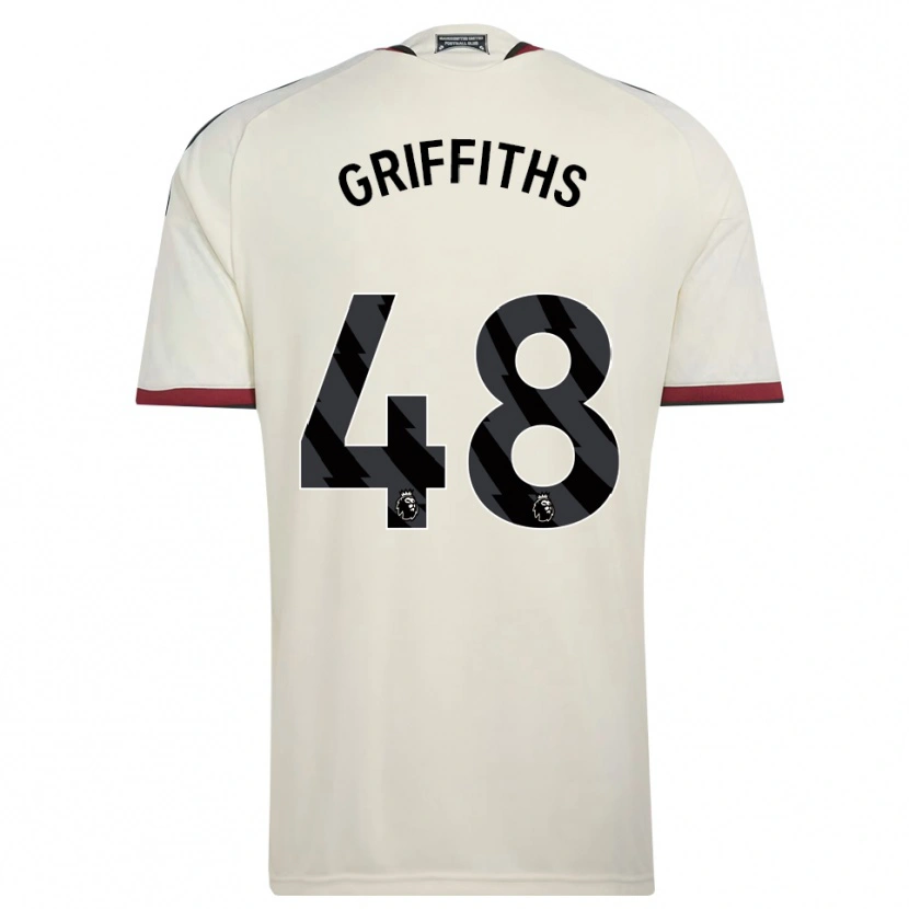 Danxen Dětské Mared Griffiths #48 Béžová Černá Červená Třetí Hráčské Dresy 2026/27 Dres