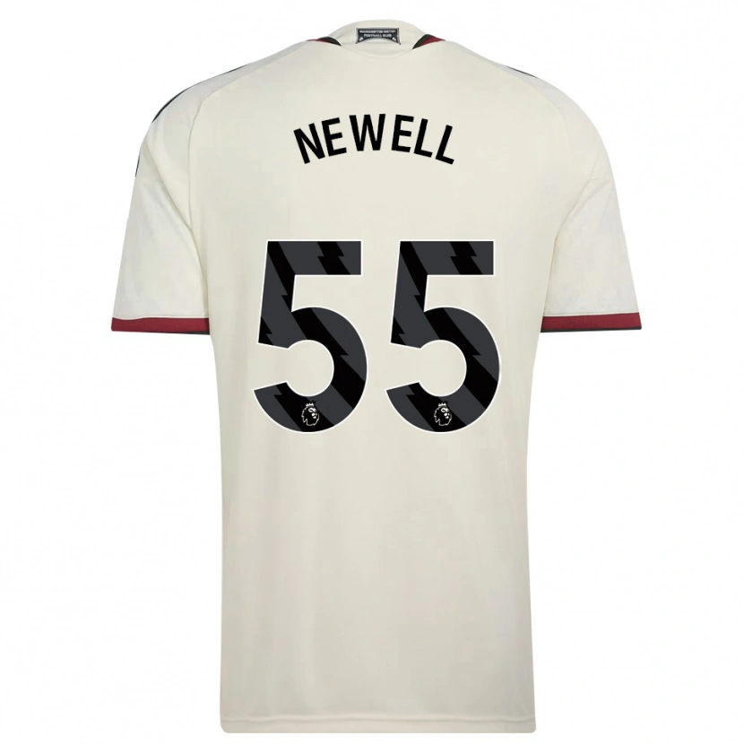 Danxen Dětské Lucy Newell #55 Béžová Černá Červená Třetí Hráčské Dresy 2026/27 Dres