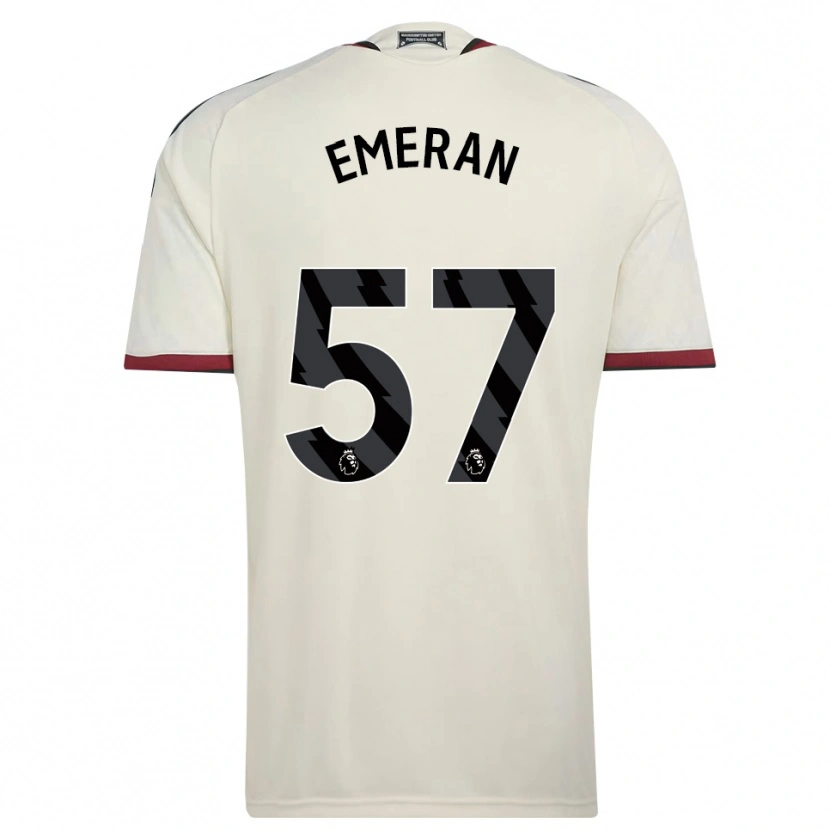 Danxen Dětské Noam Emeran #57 Béžová Černá Červená Třetí Hráčské Dresy 2026/27 Dres