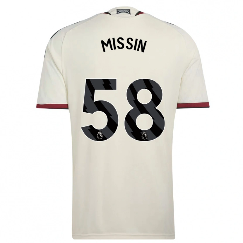 Danxen Dětské Ashton Missin #58 Béžová Černá Červená Třetí Hráčské Dresy 2026/27 Dres