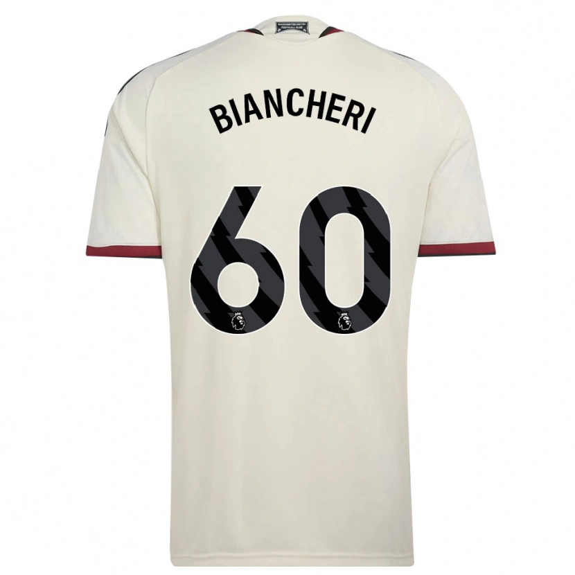 Danxen Dětské Gabriele Biancheri #60 Béžová Černá Červená Třetí Hráčské Dresy 2026/27 Dres