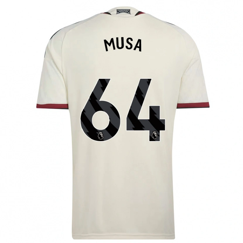 Danxen Dětské Victor Musa #64 Béžová Černá Červená Třetí Hráčské Dresy 2026/27 Dres