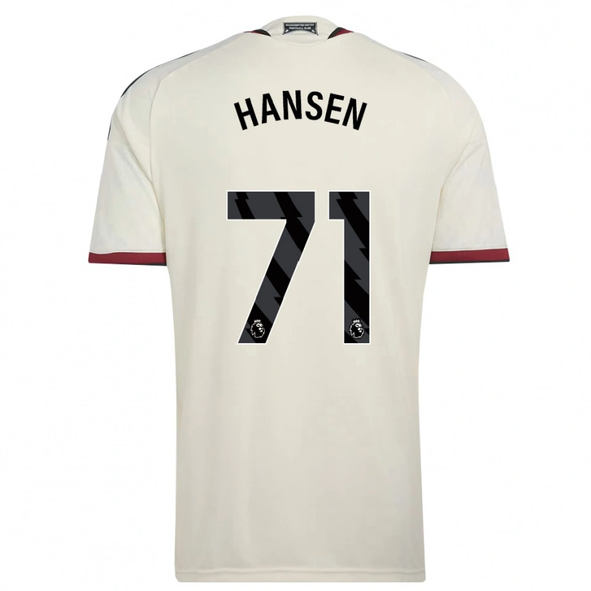 Danxen Dětské Isak Hansen-Aaroen #71 Béžová Černá Červená Třetí Hráčské Dresy 2026/27 Dres