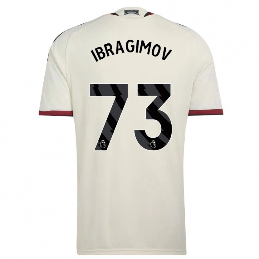 Danxen Dětské Amir Ibragimov #73 Béžová Černá Červená Třetí Hráčské Dresy 2026/27 Dres