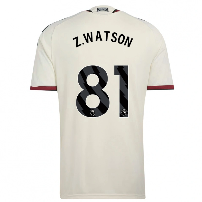 Danxen Dětské Zac Watson #81 Béžová Černá Červená Třetí Hráčské Dresy 2026/27 Dres