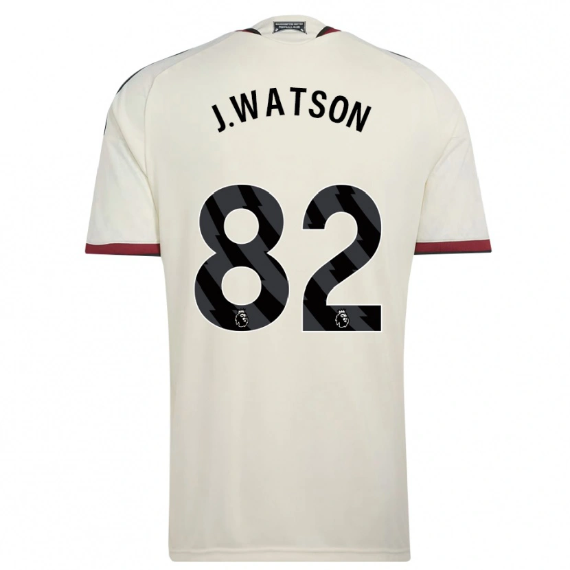 Danxen Dětské Jacob Watson #82 Béžová Černá Červená Třetí Hráčské Dresy 2026/27 Dres