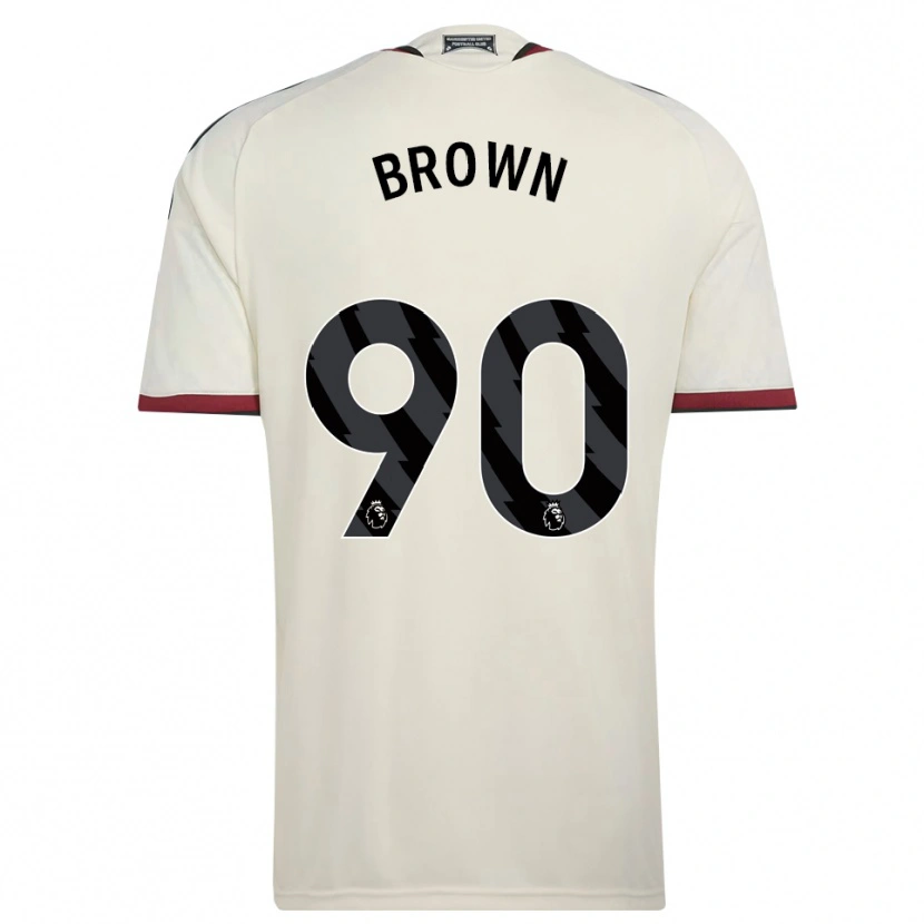 Danxen Dětské Nathaniel-Junior Brown #90 Béžová Černá Červená Třetí Hráčské Dresy 2026/27 Dres