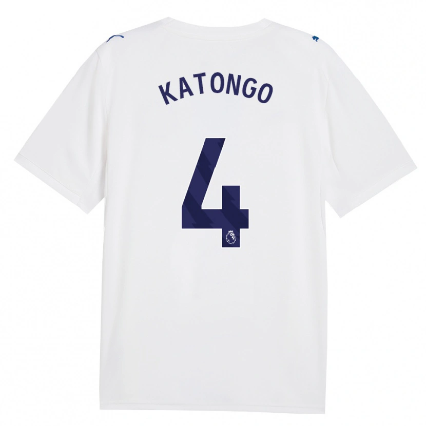 Danxen Dětské Jadel Katongo #4 Námořní Bílá Třetí Hráčské Dresy 2026/27 Dres