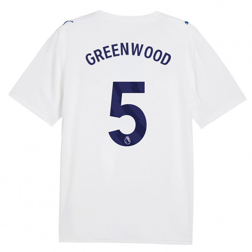 Danxen Dětské Alex Greenwood #5 Námořní Bílá Třetí Hráčské Dresy 2026/27 Dres