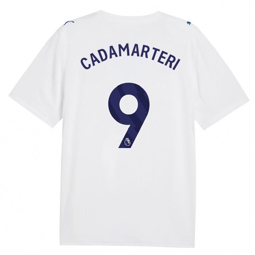 Danxen Dětské Caelan Cadamarteri #9 Námořní Bílá Třetí Hráčské Dresy 2026/27 Dres
