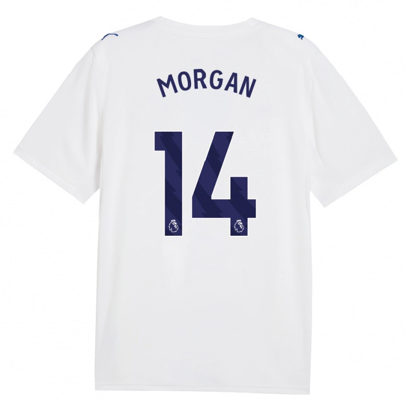 Danxen Dětské Esme Morgan #14 Námořní Bílá Třetí Hráčské Dresy 2026/27 Dres