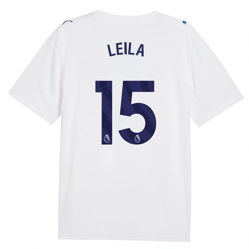 Danxen Dětské Leila Ouahabi #15 Námořní Bílá Třetí Hráčské Dresy 2026/27 Dres