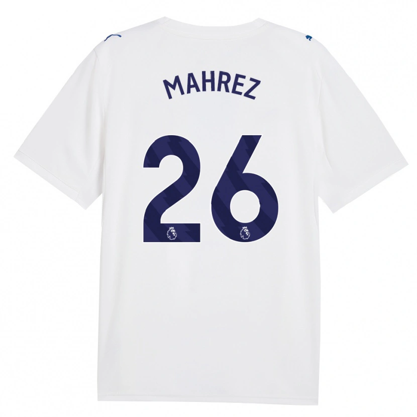 Danxen Dětské Riyad Mahrez #26 Námořní Bílá Třetí Hráčské Dresy 2026/27 Dres
