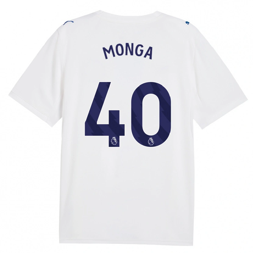 Danxen Dětské Jeremy Monga #40 Námořní Bílá Třetí Hráčské Dresy 2026/27 Dres