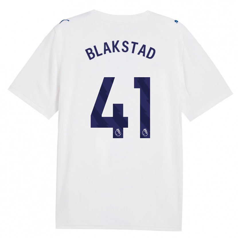 Danxen Dětské Julie Blakstad #41 Námořní Bílá Třetí Hráčské Dresy 2026/27 Dres