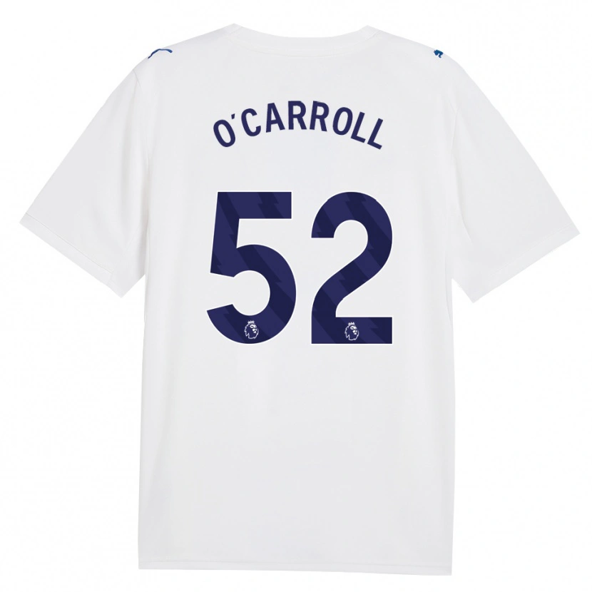 Danxen Dětské Eve O'carroll #52 Námořní Bílá Třetí Hráčské Dresy 2026/27 Dres