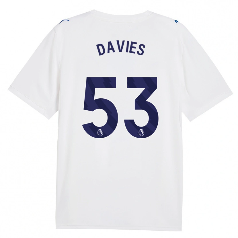 Danxen Dětské Mayzee Davies #53 Námořní Bílá Třetí Hráčské Dresy 2026/27 Dres