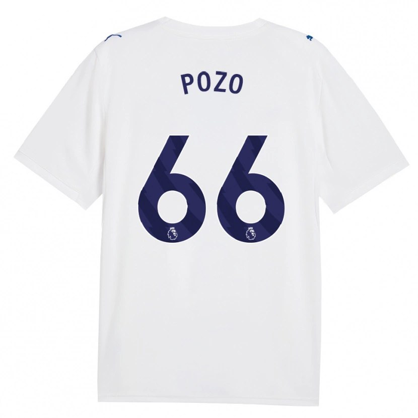 Danxen Dětské Iker Pozo #66 Námořní Bílá Třetí Hráčské Dresy 2026/27 Dres