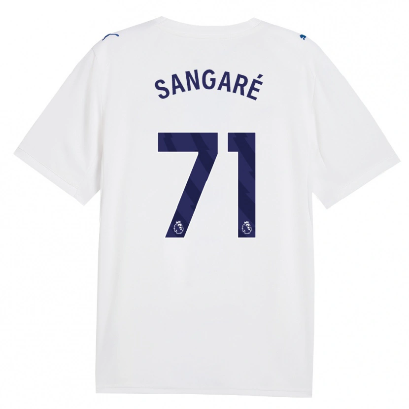 Danxen Dětské Mahamadou Sangaré #71 Námořní Bílá Třetí Hráčské Dresy 2026/27 Dres