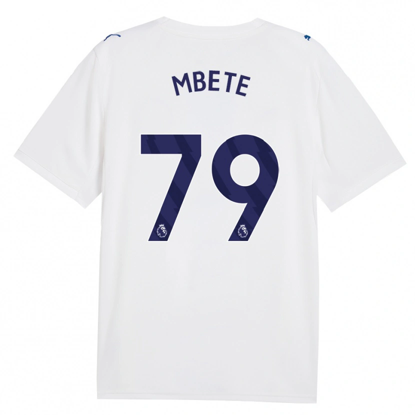 Danxen Dětské Luke Mbete #79 Námořní Bílá Třetí Hráčské Dresy 2026/27 Dres