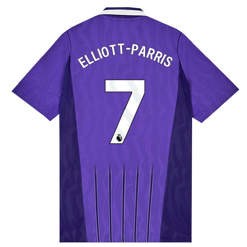 Danxen Dětské Reiss Elliott-Parris #7 Fialová Bílá Třetí Hráčské Dresy 2026/27 Dres