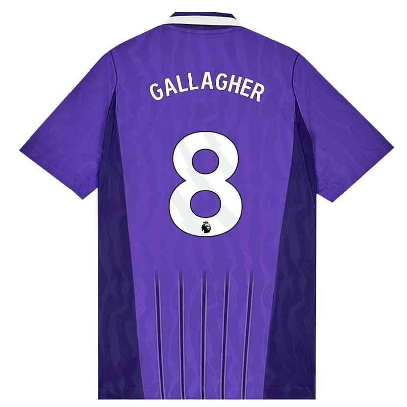 Danxen Dětské Conor Gallagher #8 Fialová Bílá Třetí Hráčské Dresy 2026/27 Dres