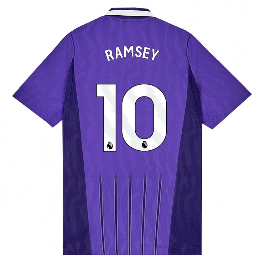 Danxen Dětské Cole Ramsey #10 Fialová Bílá Třetí Hráčské Dresy 2026/27 Dres
