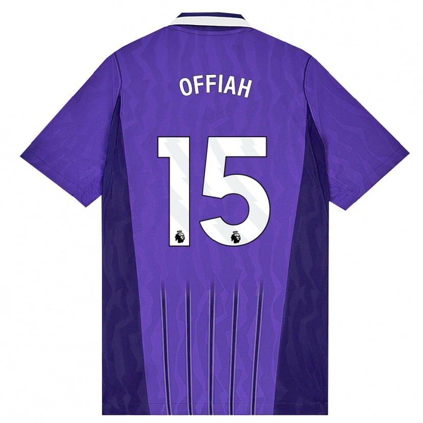 Danxen Dětské Phoenix Offiah #15 Fialová Bílá Třetí Hráčské Dresy 2026/27 Dres