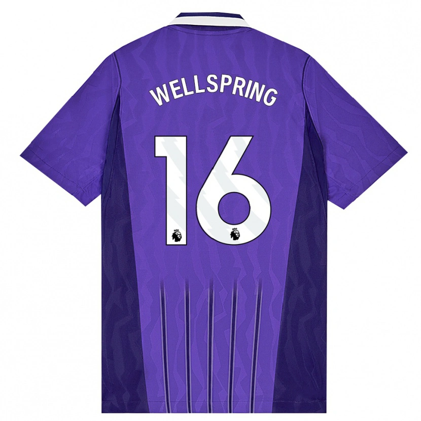 Danxen Dětské Toju Wellspring #16 Fialová Bílá Třetí Hráčské Dresy 2026/27 Dres