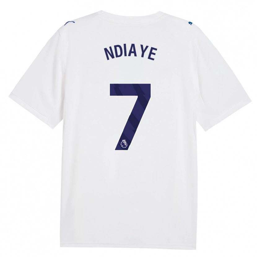 Danxen Dětské Iliman Ndiaye #7 Námořní Bílá Třetí Hráčské Dresy 2026/27 Dres