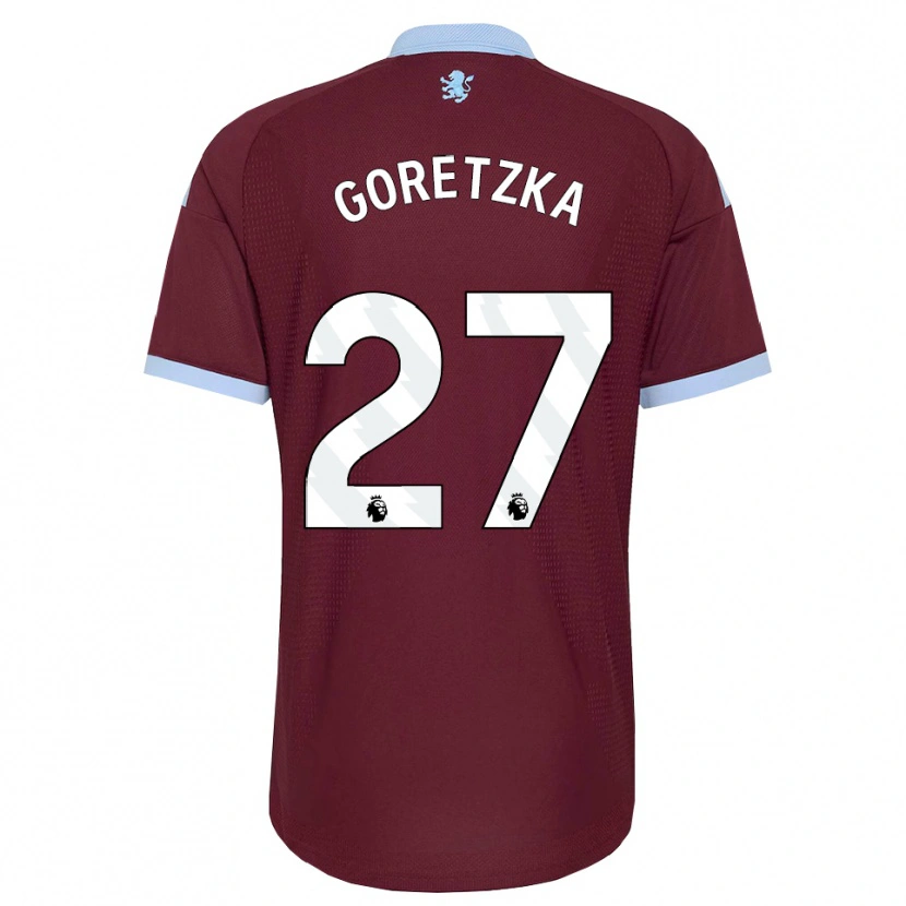 Danxen Dětské Leon Goretzka #27 Modrá Chodníčková Vínově Červená Domů Hráčské Dresy 2026/27 Dres