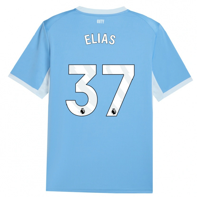 Danxen Pánské Allan Andrade Elias #37 Světle Nebesky Modrá Bílá Domů Hráčské Dresy 2026/27 Dres