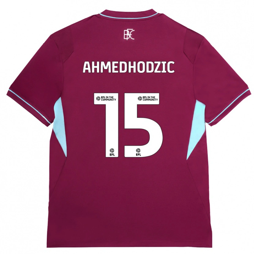 Danxen Pánské Anel Ahmedhodzic #15 Vínově Červená Zelená Domů Hráčské Dresy 2026/27 Dres