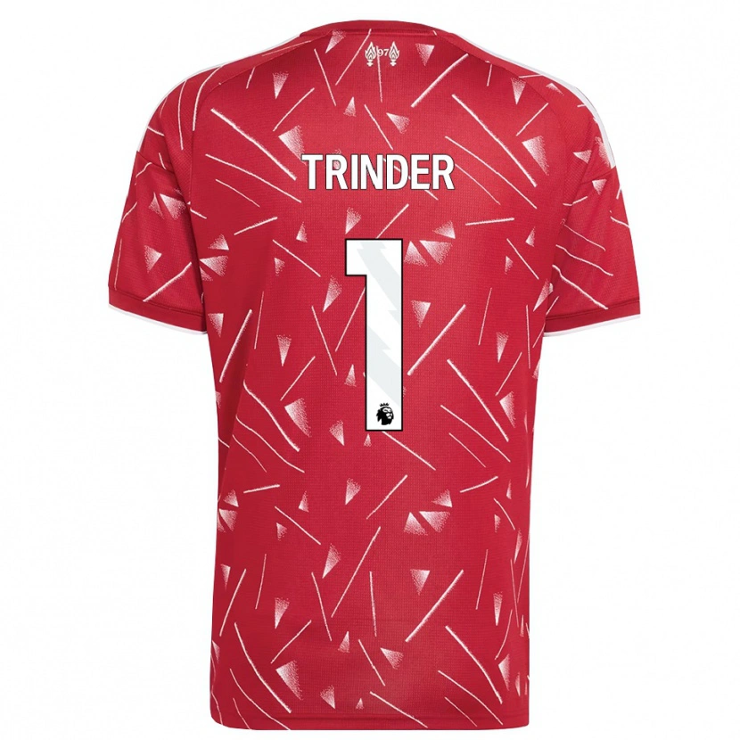 Danxen Pánské Zach Trinder #1 Bílá Červená Domů Hráčské Dresy 2026/27 Dres