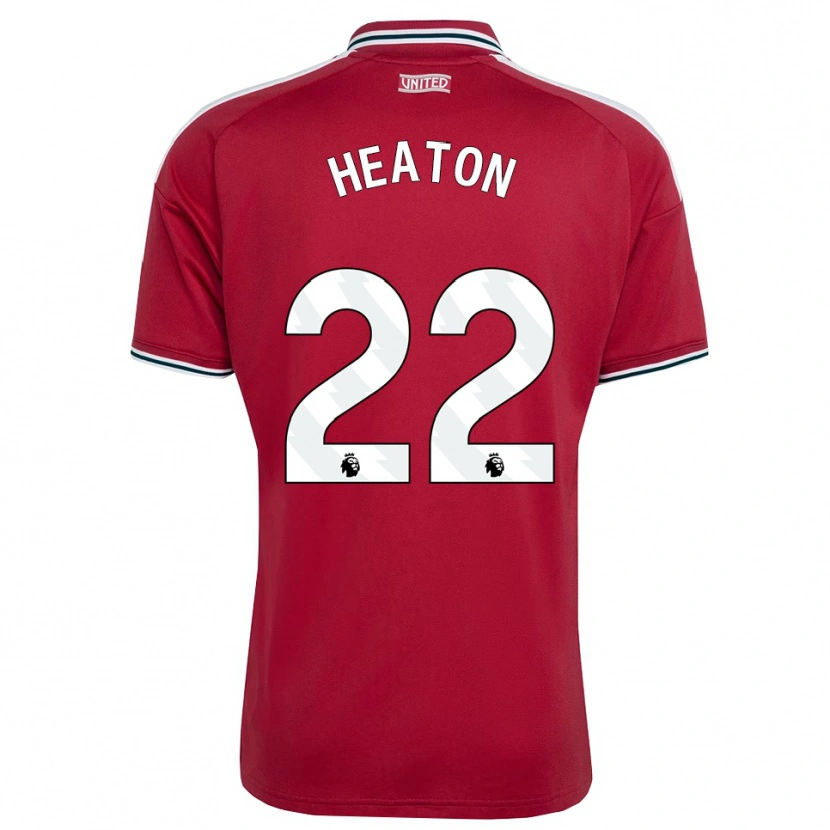 Danxen Pánské Tom Heaton #22 Červená Žlutá Bílá Domů Hráčské Dresy 2026/27 Dres