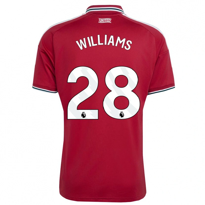 Danxen Pánské Rachel Williams #28 Červená Žlutá Bílá Domů Hráčské Dresy 2026/27 Dres
