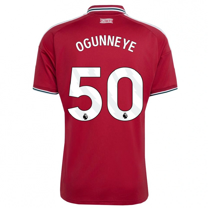 Danxen Pánské Habeeb Ogunneye #50 Červená Žlutá Bílá Domů Hráčské Dresy 2026/27 Dres