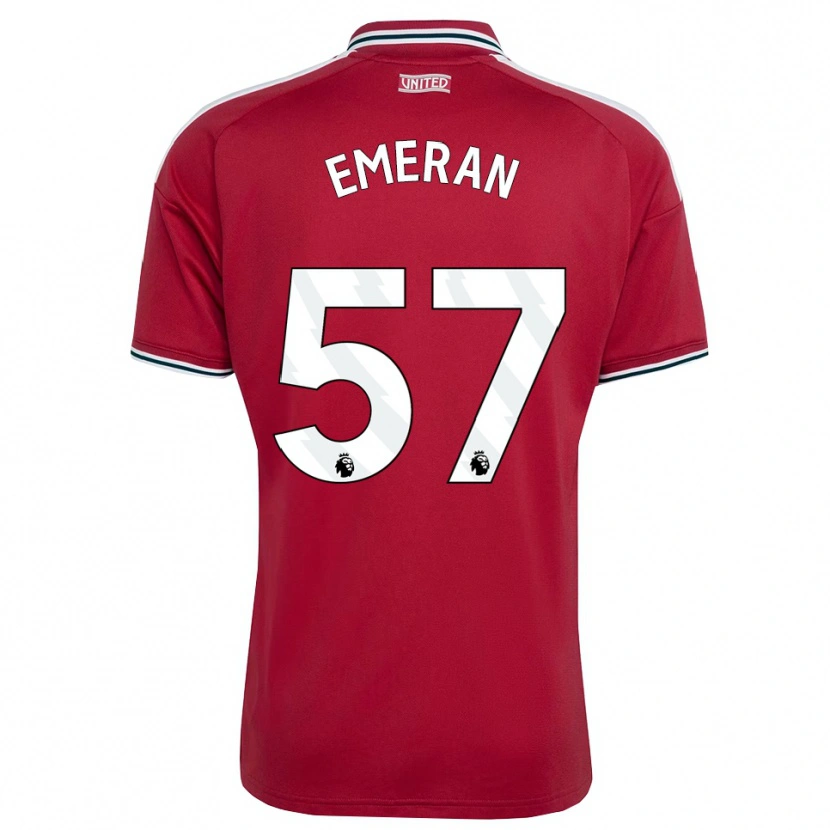 Danxen Pánské Noam Emeran #57 Červená Žlutá Bílá Domů Hráčské Dresy 2026/27 Dres