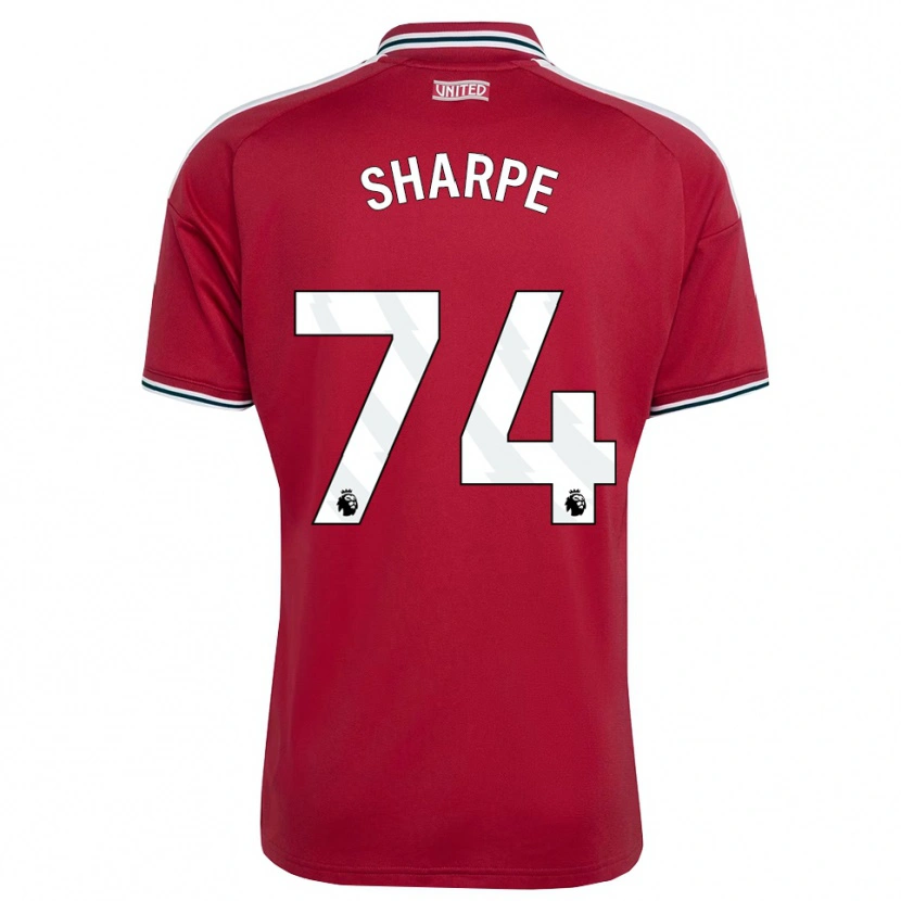 Danxen Pánské Malachi Sharpe #74 Červená Žlutá Bílá Domů Hráčské Dresy 2026/27 Dres