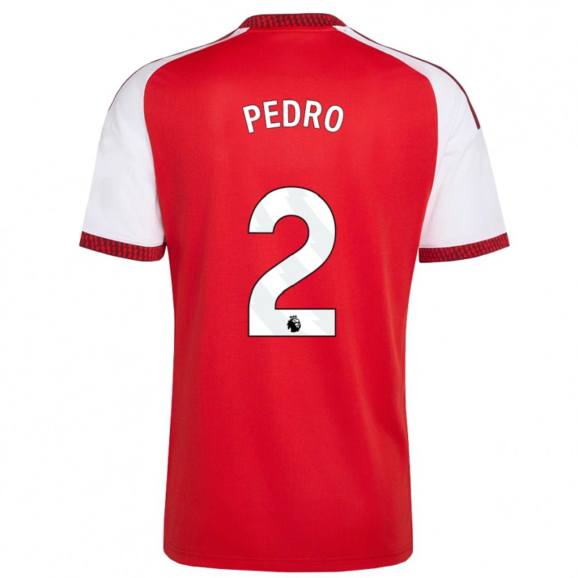 Danxen Pánské Angelinou Pedro #2 Červená Bílá Černá Domů Hráčské Dresy 2026/27 Dres
