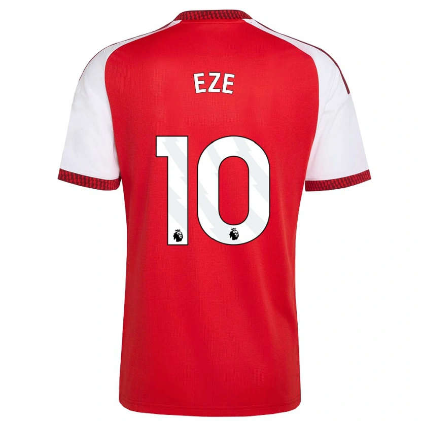 Danxen Pánské Eberechi Eze #10 Červená Bílá Černá Domů Hráčské Dresy 2026/27 Dres