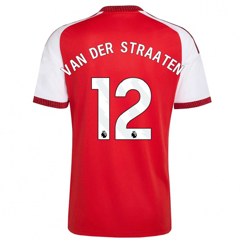 Danxen Pánské Zachary Van Der Straaten #12 Červená Bílá Černá Domů Hráčské Dresy 2026/27 Dres